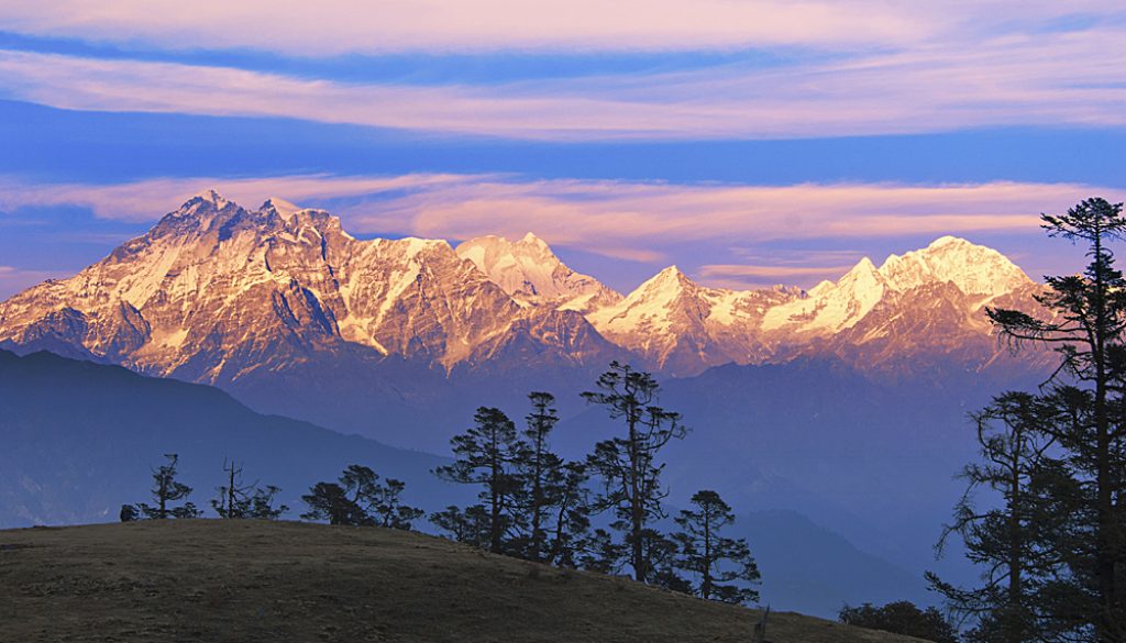 Scenic view of Mt. Gaurishanker in Nepal